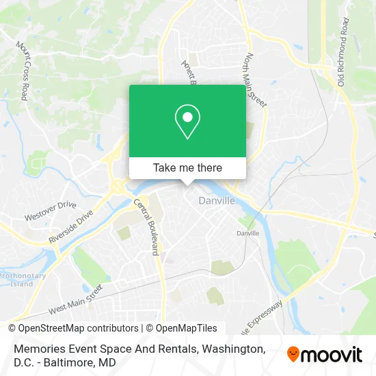Memories Event Space And Rentals map