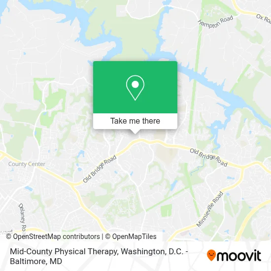 Mid-County Physical Therapy map