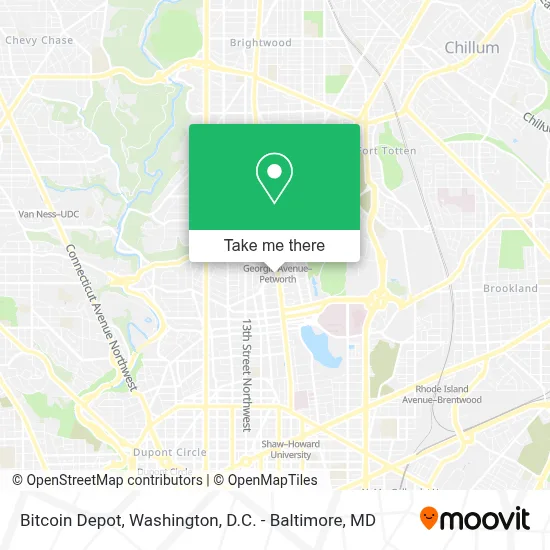 Bitcoin Depot map
