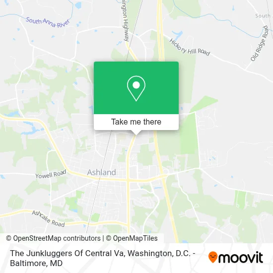The Junkluggers Of Central Va map