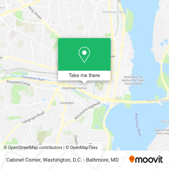 Cabinet Corner map