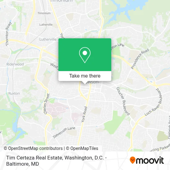 Tim Certeza Real Estate map