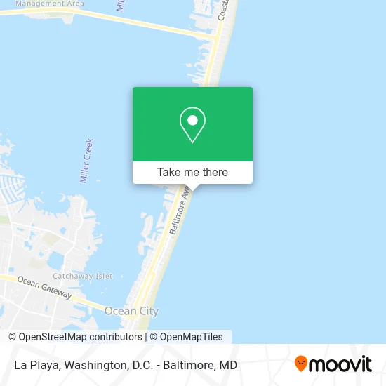 La Playa map