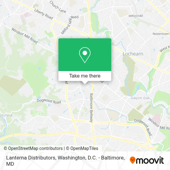 Lanterna Distributors map