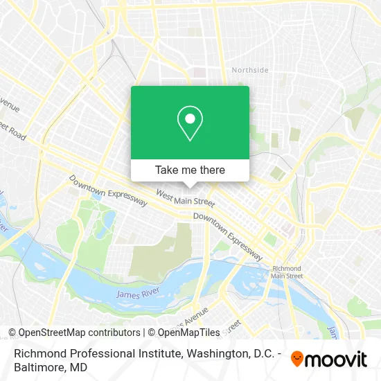 Richmond Professional Institute map