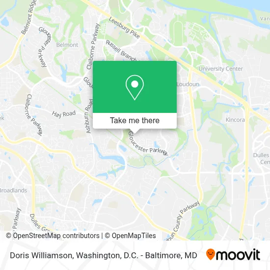 Doris Williamson map