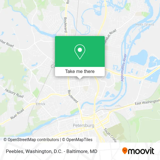 Peebles map
