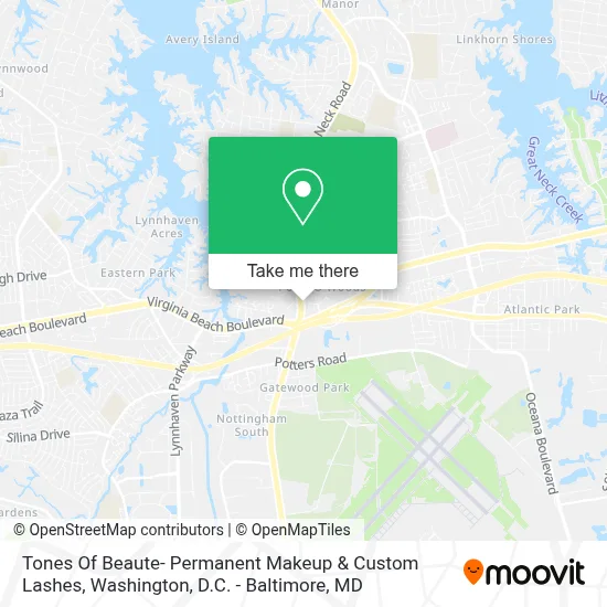 Tones Of Beaute- Permanent Makeup & Custom Lashes map