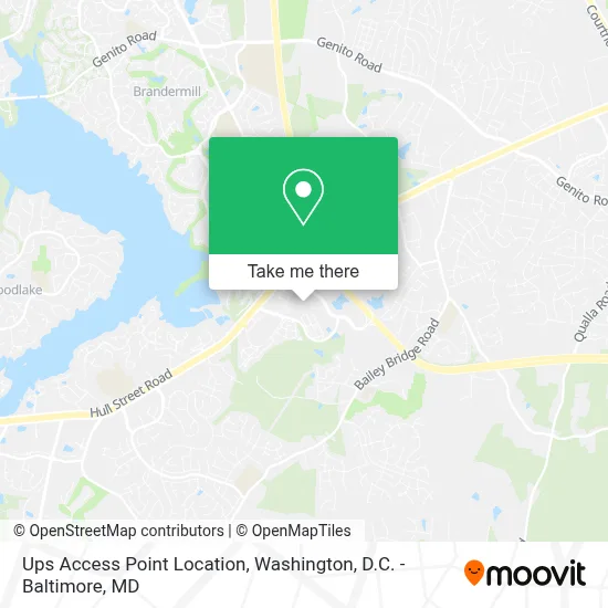 Ups Access Point Location map