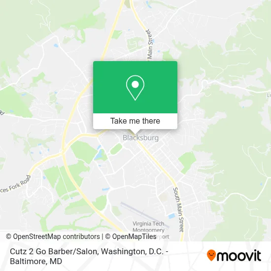 Cutz 2 Go Barber/Salon map
