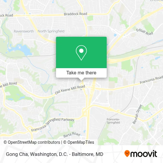 Gong Cha map