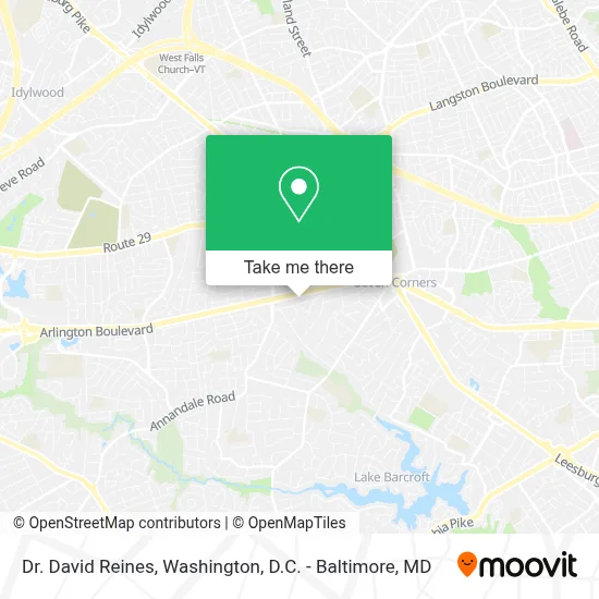Dr. David Reines map