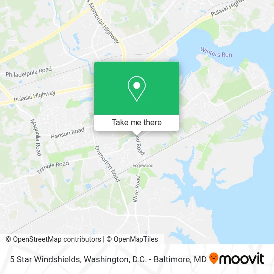 5 Star Windshields map