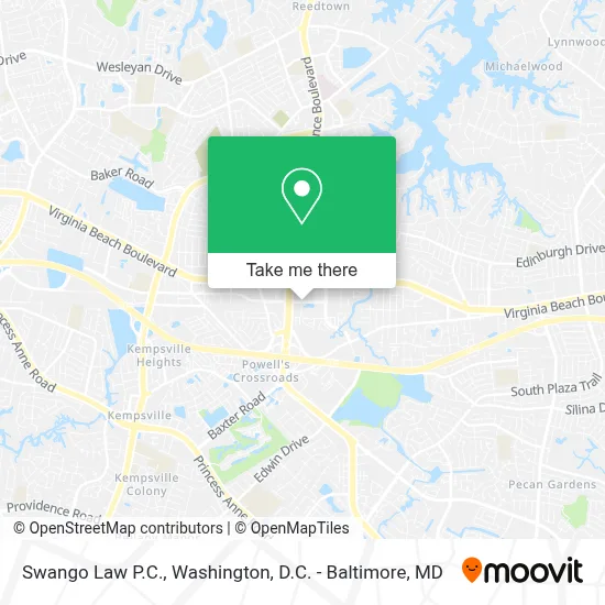 Swango Law P.C. map