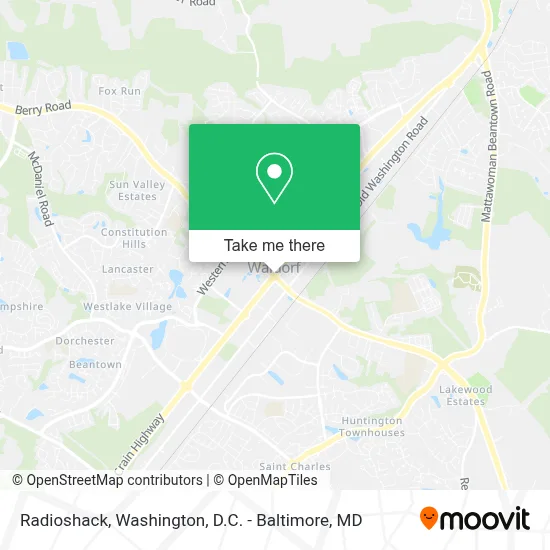 Radioshack map