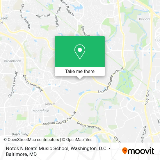 Notes N Beats Music School map