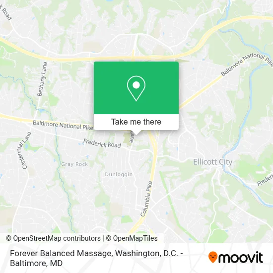 Forever Balanced Massage map