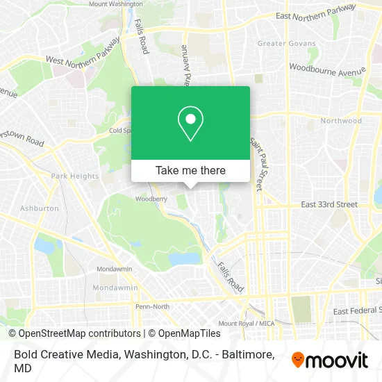 Bold Creative Media map