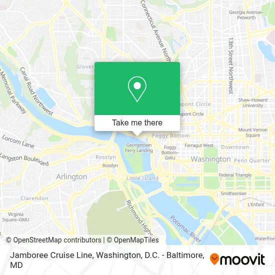 Jamboree Cruise Line map