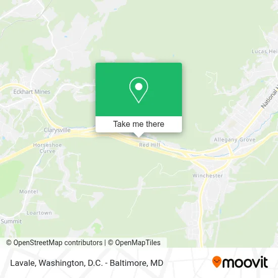 Lavale map