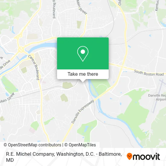 R.E. Michel Company map