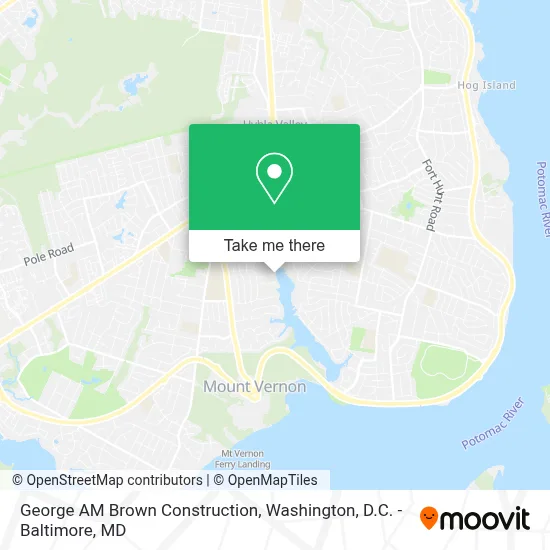 George AM Brown Construction map