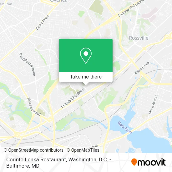 Corinto Lenka Restaurant map
