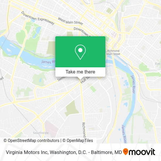 Virginia Motors Inc map
