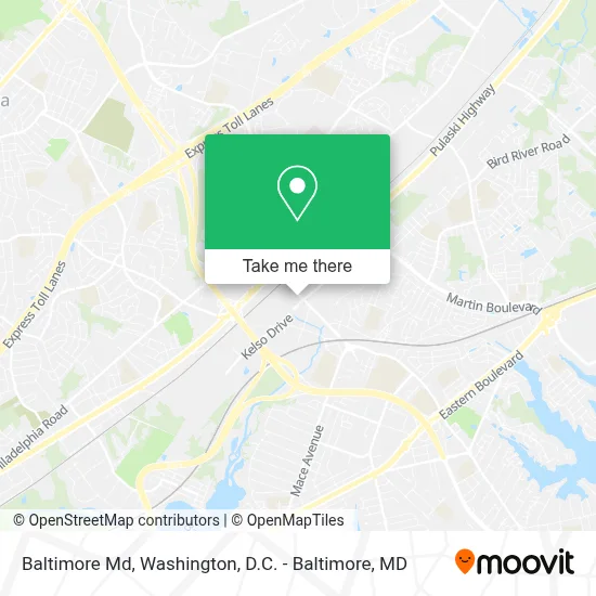 Baltimore Md map