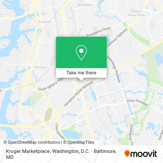Kroger Marketplace map