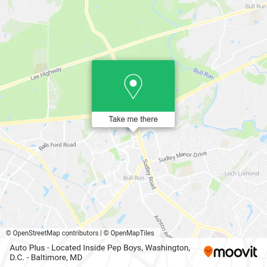 Auto Plus - Located Inside Pep Boys map