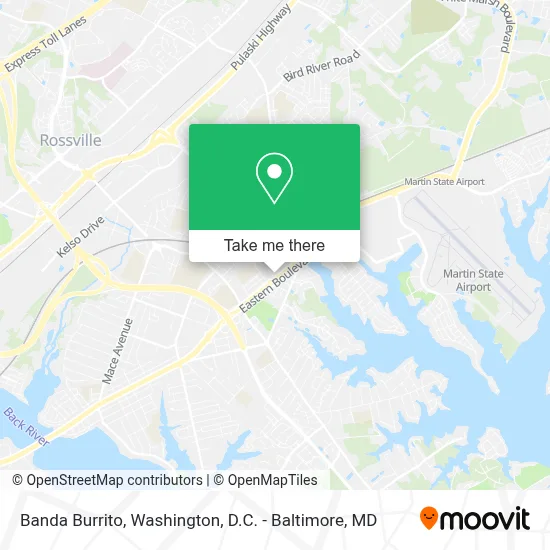 Banda Burrito map
