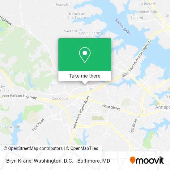 Bryn Krane map