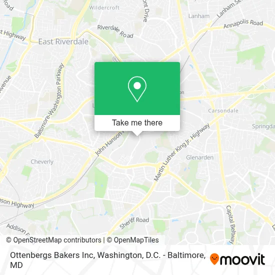 Ottenbergs Bakers Inc map