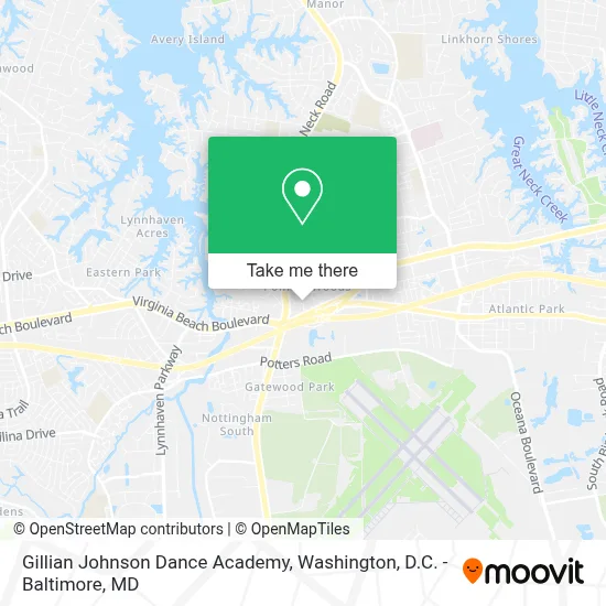 Gillian Johnson Dance Academy map