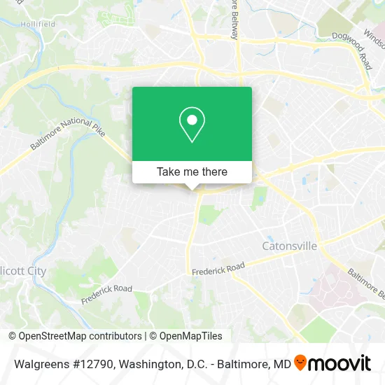 Walgreens #12790 map
