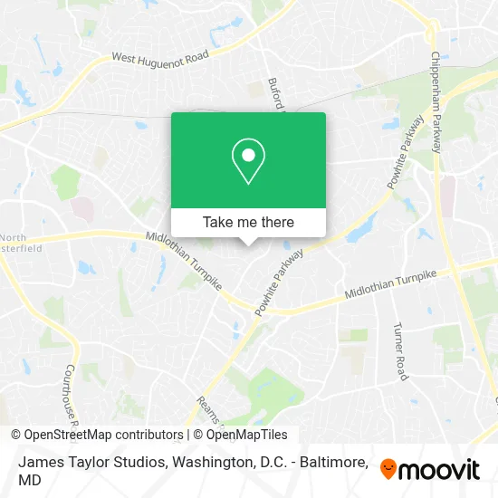 James Taylor Studios map