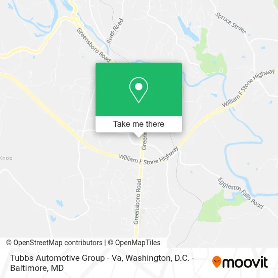 Tubbs Automotive Group - Va map