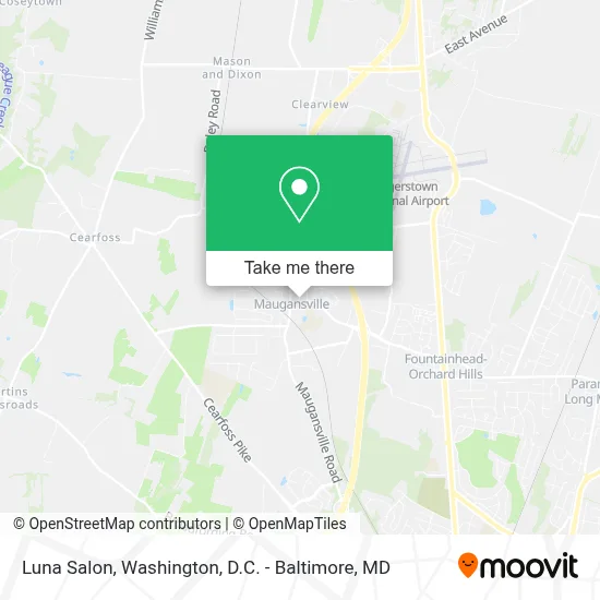 Salon Luna map