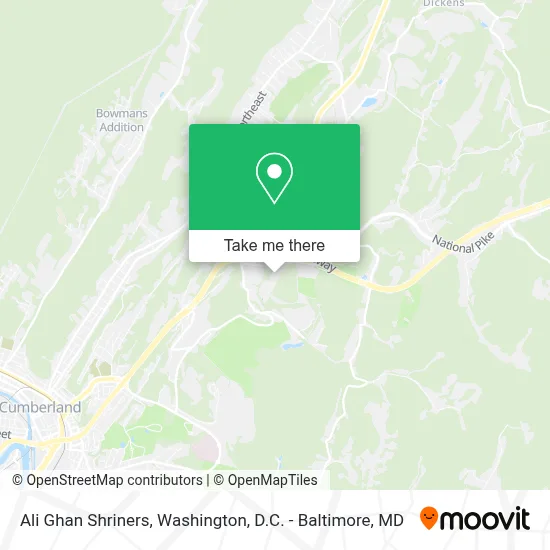 Ali Ghan Shriners map