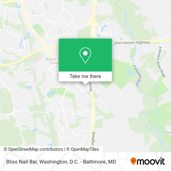 Bliss Nail Bar map
