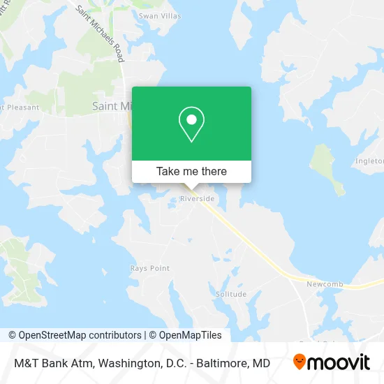 M&T Bank Atm map