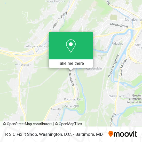 R S C Fix It Shop map