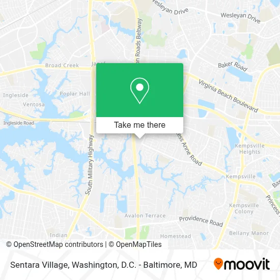 Sentara Village map