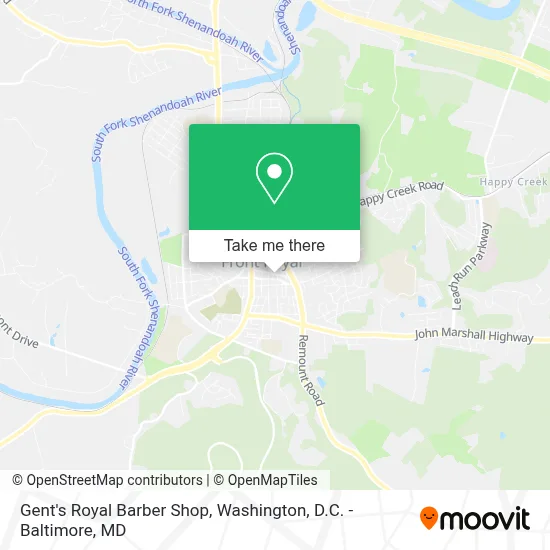 Gent's Royal Barber Shop map