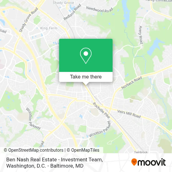 Ben Nash Real Estate - Investment Team map