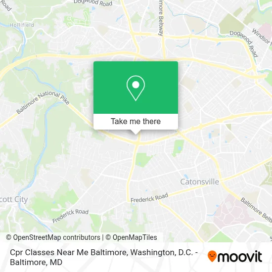 Cpr Classes Near Me Baltimore map