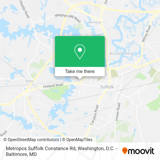 Metropcs Suffolk Constance Rd map