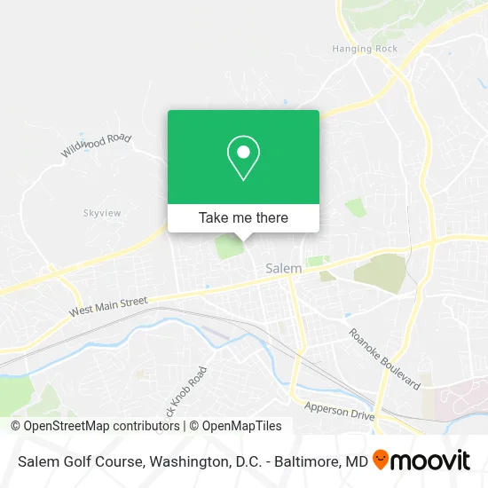 Salem Golf Course map