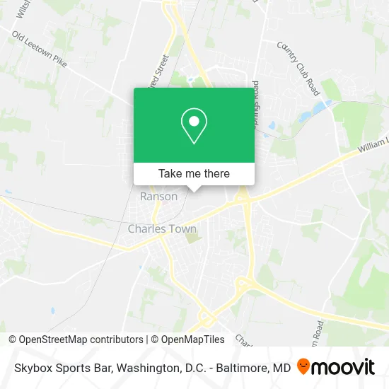 Skybox Sports Bar map